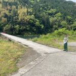 浅尾沈下橋の駐車場警備